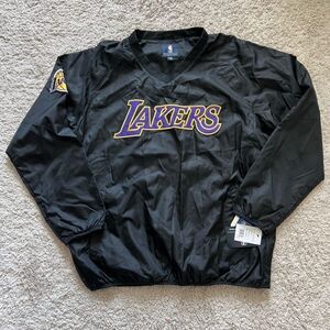 Los Angeles Lakers GIII By Carl Banks Pullover Windbreaker Jacket Black